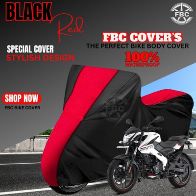 AutoGalaxy Waterproof Two Wheeler Cover for Bajaj(Pulsar RS 200, Black)