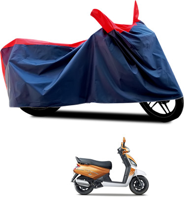 PAGORA Waterproof Two Wheeler Cover for Mahindra(Gusto, Black, Red)