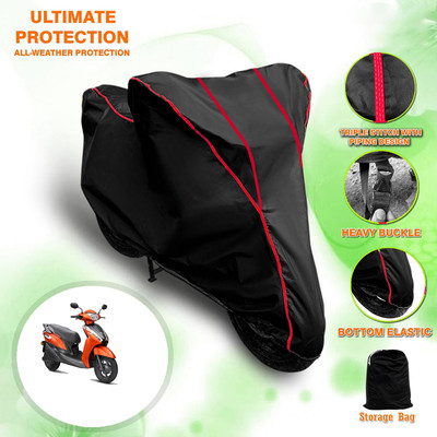 SThanaveX Waterproof Two Wheeler Cover for Ampere(Black)