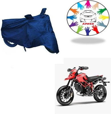 DeepShakshi AUTOMOTIVE Waterproof Two Wheeler Cover for Ducati(Hypermotard, Blue)