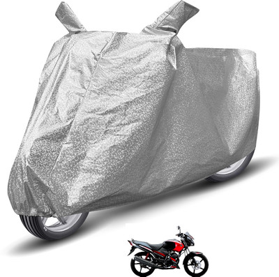 Auto Hub Waterproof Two Wheeler Cover for Yamaha(Gladiator, Silver)