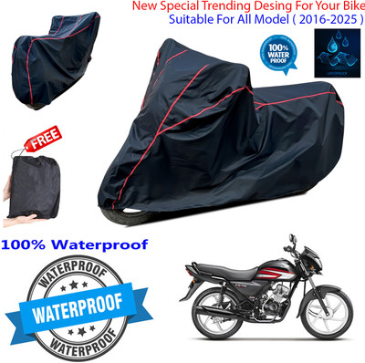 OliverX Waterproof Two Wheeler Cover for Honda(Dream, Black)