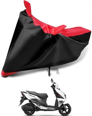 MOCKHE Two Wheeler Cover for Suzuki(Avenis 125, Red)