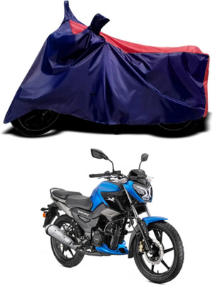 RAQTRO Two Wheeler Cover for TVS(Raider, Red, Blue)