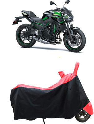 Coxtor Two Wheeler Cover for Kawasaki(Z650 BS6, Red)