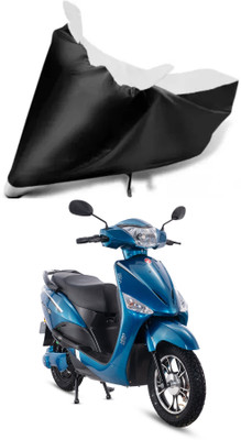 Variety Products Collection Waterproof Two Wheeler Cover for Hero(Electric Zippy, White, Black)