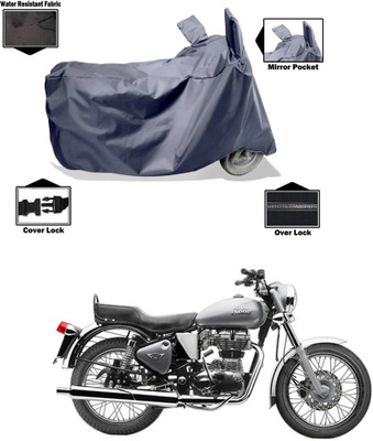 CODOKI Waterproof Two Wheeler Cover for Royal Enfield(Electra 4S, Grey)