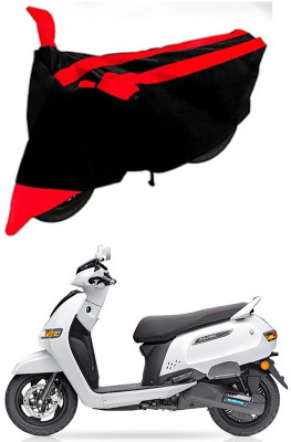 AutoGalaxy Waterproof Two Wheeler Cover for TVS(iQube Electric, Red, Black)