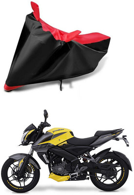 AutoGalaxy Waterproof Two Wheeler Cover for Bajaj(Pulsar NS200, Red, Black)
