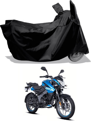 Amexride Two Wheeler Cover for Bajaj(Pulsar NS125 BS6, Black)