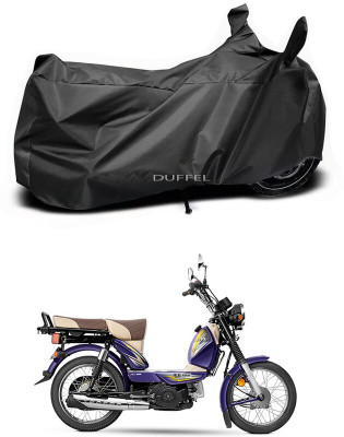 Duffel Two Wheeler Cover for TVS(XL 100 Comfort, Black)