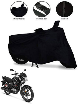 Matt Moon Two Wheeler Cover for Hero(Glamour FI, Black)