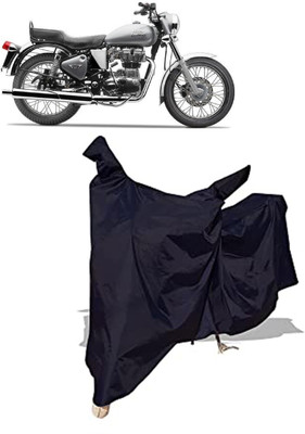 Amexride Two Wheeler Cover for Royal Enfield(Electra 5S, Black)