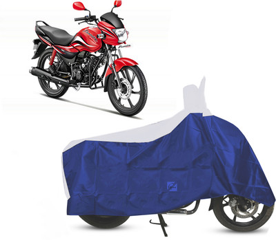 EGAL Waterproof Two Wheeler Cover for Hero(Passion, White)