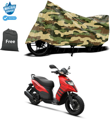 PAGORA Waterproof Two Wheeler Cover for Aprilia(Storm 125, Yellow)