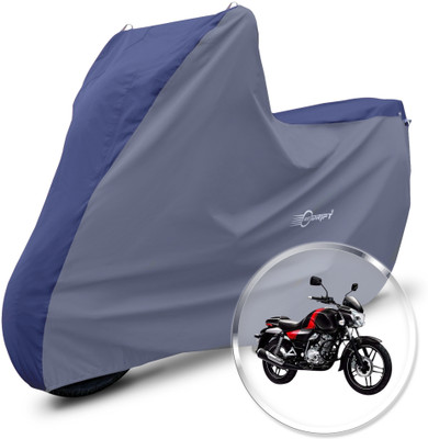 Neodrift Two Wheeler Cover for Bajaj(V12, Blue, Grey)