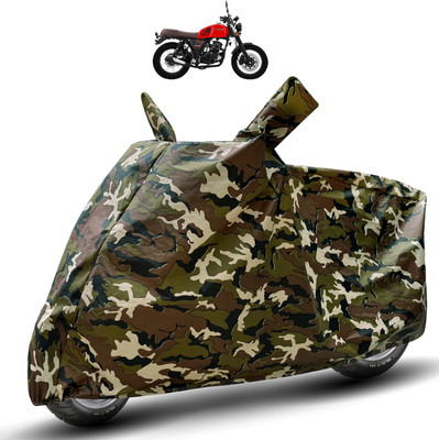 Auto Hub Waterproof Two Wheeler Cover for Keeway(SR 125, Brown)