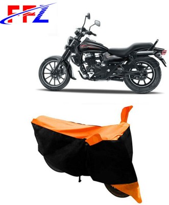 FFZ Waterproof Two Wheeler Cover for Bajaj(Avenger 150 Street, Black, Orange)