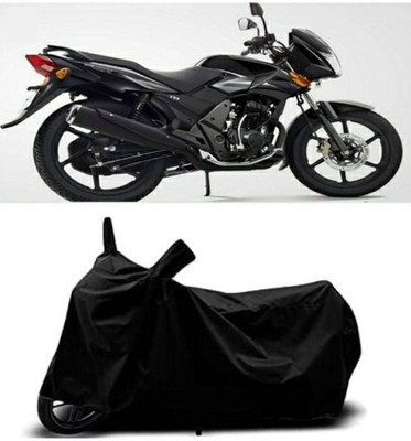 DSAMI Two Wheeler Cover for TVS(Flame DS 125, Black)