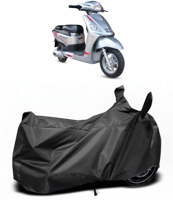 MADAFIYA Two Wheeler Cover for Hero(Electric NYX e5, Black)