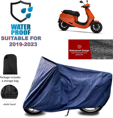 GOSHIV-car and bike accessories Waterproof Two Wheeler Cover for Ola(Blue)