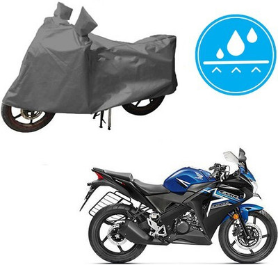 MMSSTAR Waterproof Two Wheeler Cover for Honda(CBR 150R, Grey)