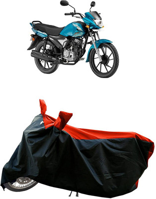KEDIT Two Wheeler Cover for Yamaha(Saluto BS6, Red, Black)