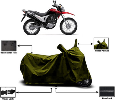 Amexride Two Wheeler Cover for Honda(NXR 160, Green)