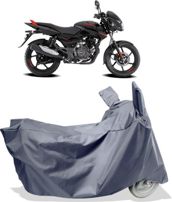 Amexride Two Wheeler Cover for Bajaj(Pulsar 125, Grey)