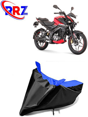 RRZ Waterproof Two Wheeler Cover for Bajaj(Pulsar 180 DTS-i, Black, Blue)