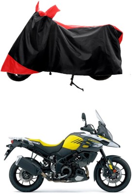 GROFATIK Two Wheeler Cover for Suzuki(V Strom 1000, Red)