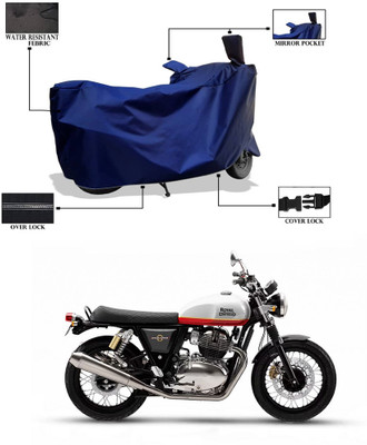 CODOKI Waterproof Two Wheeler Cover for Royal Enfield(Interceptor 650, Blue)
