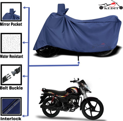 AASHTIK MART Two Wheeler Cover for Mahindra(Pantero, Blue)