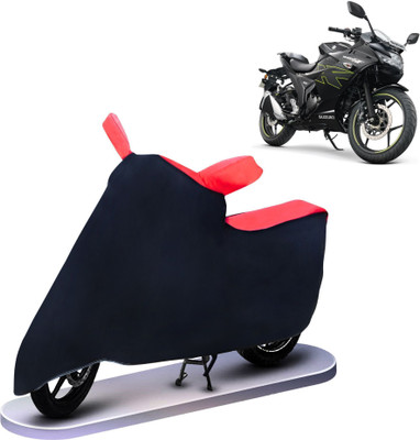 vyas Two Wheeler Cover for Suzuki(Gixxer SF, Red, Black)