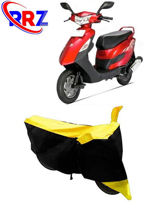 RRZ Waterproof Two Wheeler Cover for Bajaj(Kristal, Black, Yellow)