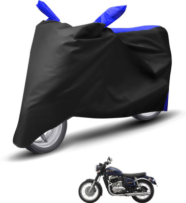 Caronix Waterproof Two Wheeler Cover for JAWA(Forty Two, Blue)