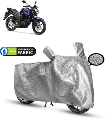 PAGORA Waterproof Two Wheeler Cover for Yamaha(FZ-FI BS6, Silver)