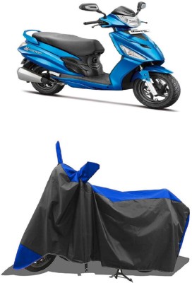 SUGASHRI Waterproof Two Wheeler Cover for Hero(Maestro Electric, Blue, Black)