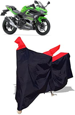 Amexride Two Wheeler Cover for Kawasaki(Ninja 250, Black)