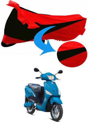 AutoTiger Two Wheeler Cover for Hero(Electric Optima, Black, Red)