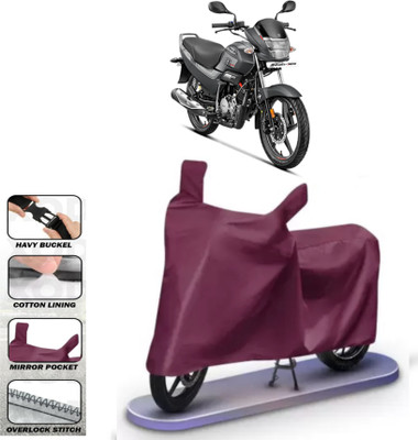 WMIZEXA Waterproof Two Wheeler Cover for Hero(Super Splendor, Maroon)