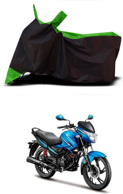 VESMEI Two Wheeler Cover for Hero(Glamour i3s, Green)