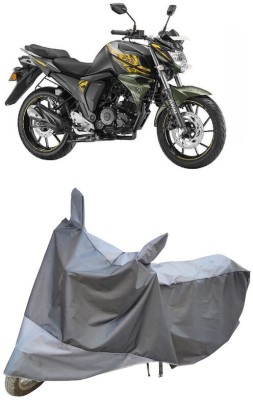 HEMSKAR Waterproof Two Wheeler Cover for Yamaha(FZ-S, Black, Grey)