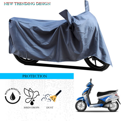 SnehaSales Waterproof Two Wheeler Cover for Mahindra(Gusto Electric, Grey)