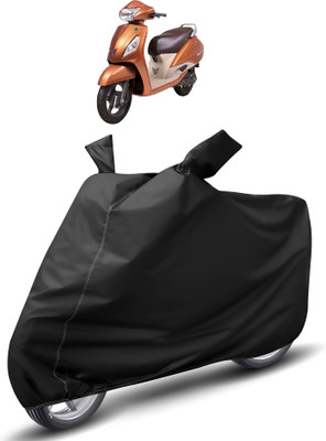 MOCKHE Waterproof Two Wheeler Cover for TVS(Jupiter, Black)