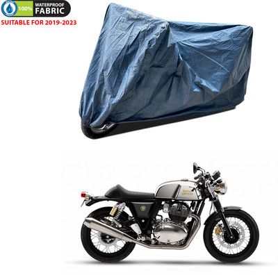 PAGORA Waterproof Two Wheeler Cover for Royal Enfield(Continental GT 650, Blue)