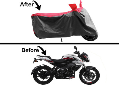Archistylo Waterproof Two Wheeler Cover for Bajaj(Pulsar 200NS FI BS6, Red)