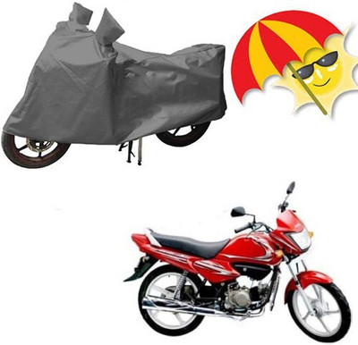 MMSSTAR Waterproof Two Wheeler Cover for Hero(Splendor Pro Classic, Grey)