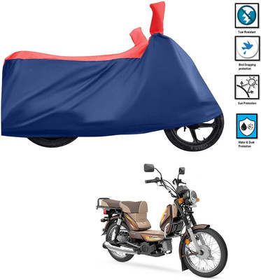 PAGORA Waterproof Two Wheeler Cover for TVS(XL 100 Heavy Duty, Red)
