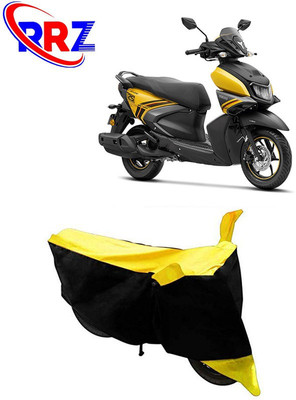 RRZ Waterproof Two Wheeler Cover for Yamaha(RayZR 125 Fi, Black, Yellow)